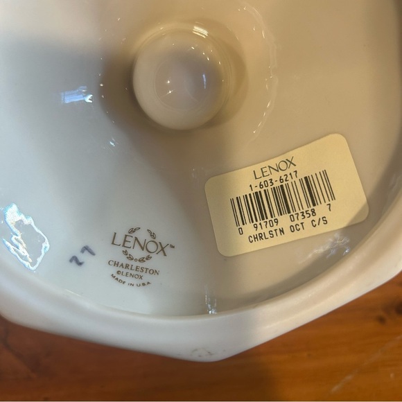 Lenox Charleston Candle Holders. Floral and Cream Cottagecore Grandma - Picture 8 of 10